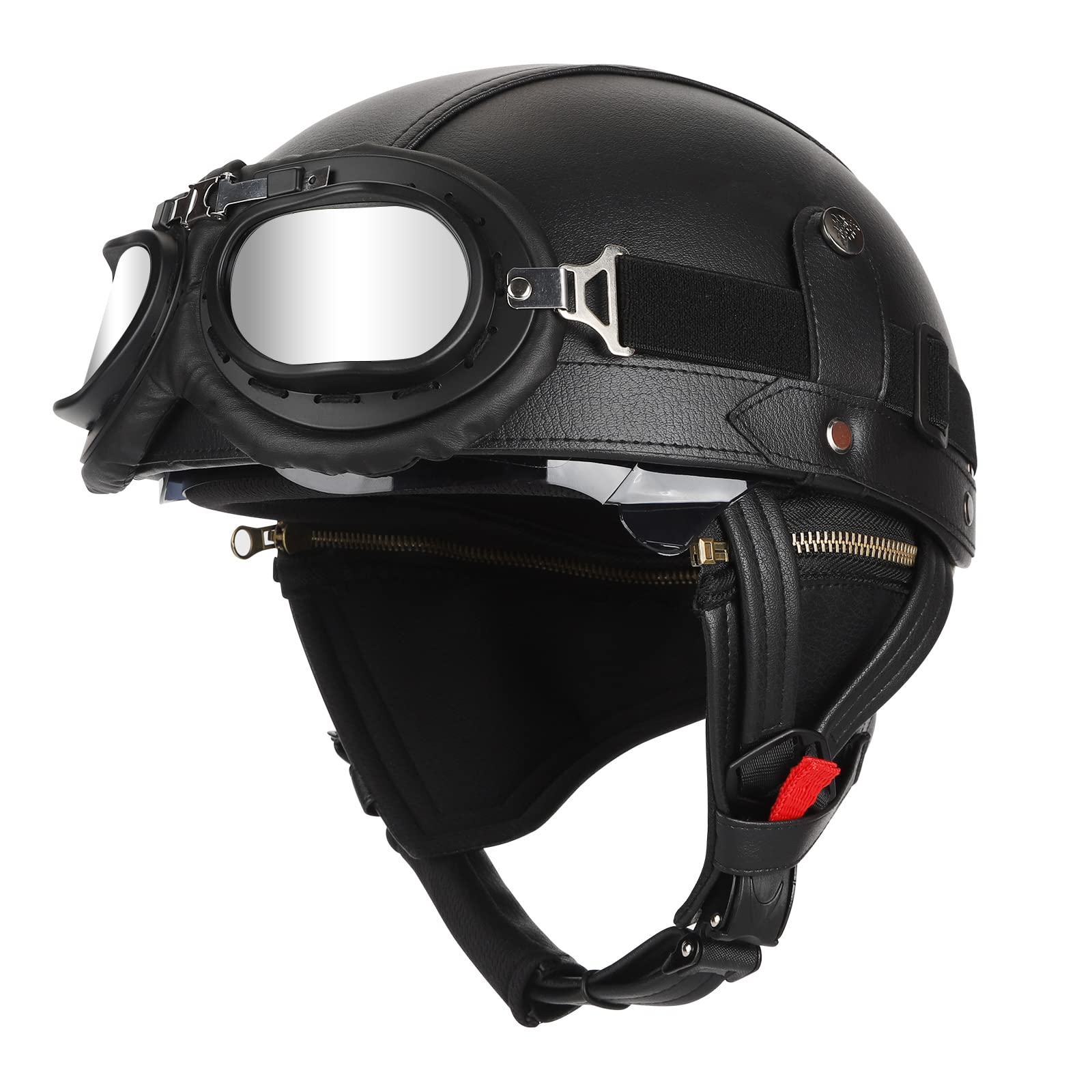 F②TOMICALIMITED VINTAGENEOF355berlinetta Amazon.com: Vintage Motorcycle Helmet, Retro Leather Thin
